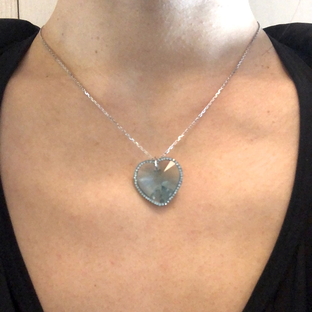 Blue Crystal Swarovski Necklace
